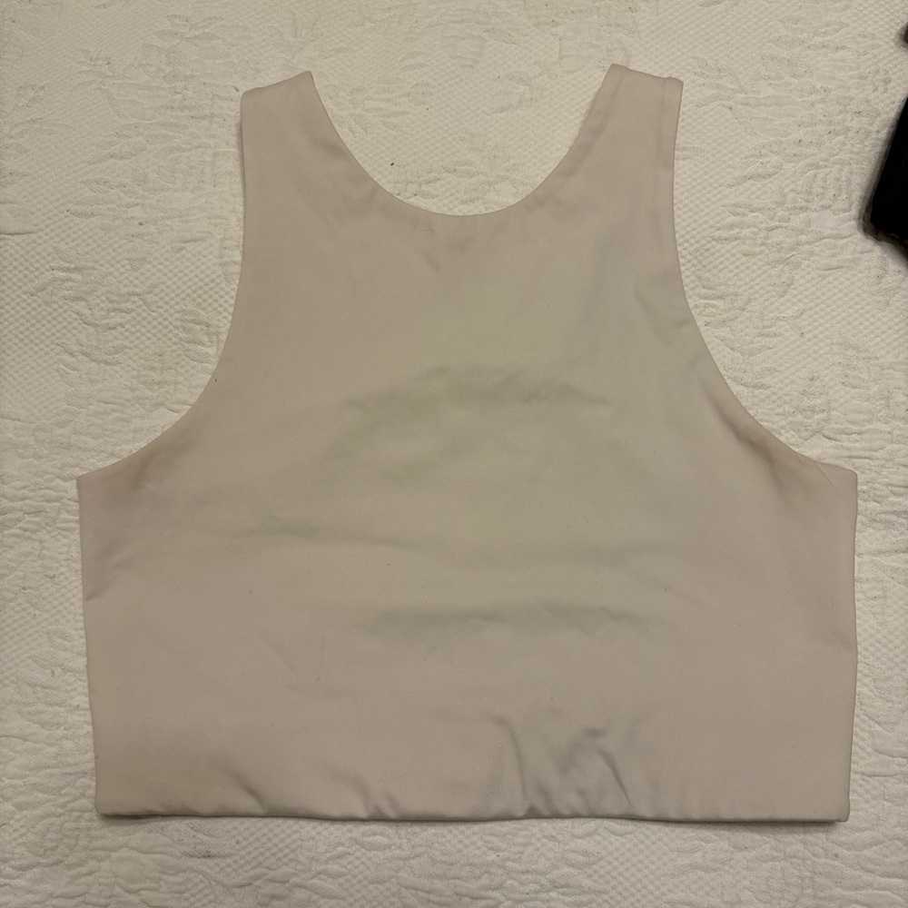 Girlfriend Collective White Dylan Top